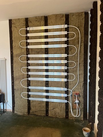 Integrated wall heating